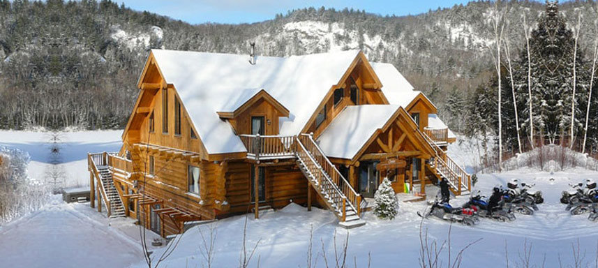 sejour multi activites canada grand luxe chalet